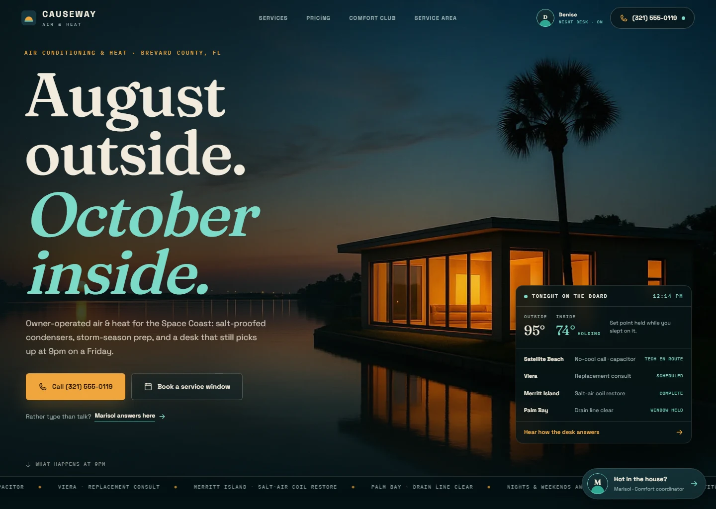 HVAC website preview