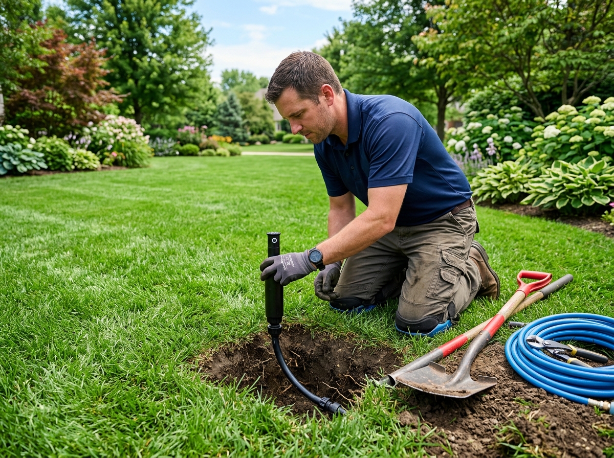 Sprinkler system upgrade project
